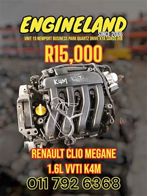 Renault Megane Clio 1.6L K4M engine