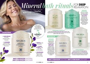 Sh’Zen Mineral Bath Crystals (450g) – Deep Rest, MagRestore & More 