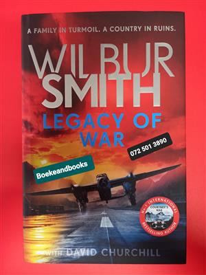 Legacy Of War - Wilbur Smith - Hardback - REF: 8083.