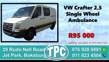 VW Crafter 2.5 Single Wheel Ambulance