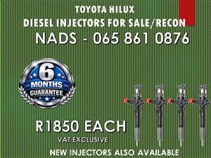 TOYOTA HILUX DIESEL INJECTORS AVAILABLE NOW