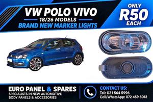 VW POLO VIVO 18/26   NEW MARKER LIGHTS FOR SALE 