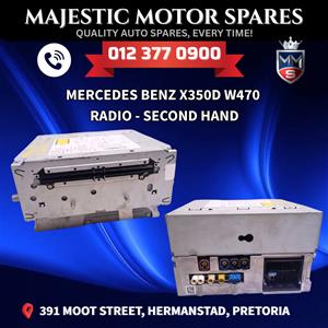 Mercedes-Benz X350d W470 Radio – Used