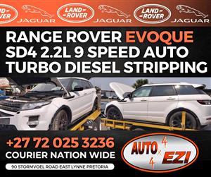 Range Rover Evoque SD4 2.2L 9Speed Auto Used Spares