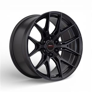 20″ A-Line Vanquish 5/127 Velvet Black Alloy Wheels