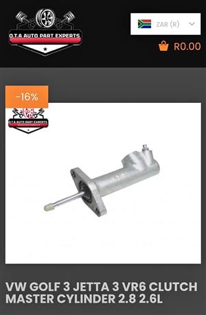 VW Golf 3 Jetta 3 VR6 Clutch Master Cylinder 2.8 2.6L