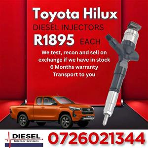 Toyota Hilux diesel injectors for sale