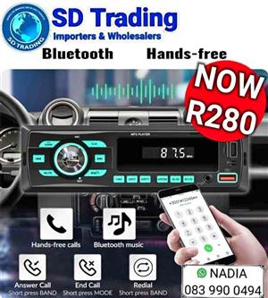 Single Din Stereo Car Radio with Remote Control