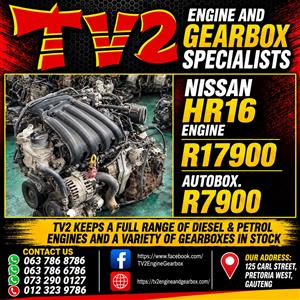 Nissan HR 16 Engine and Autobox