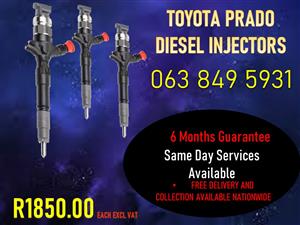 TOYOTA PRADO DIESEL INJECTORS 