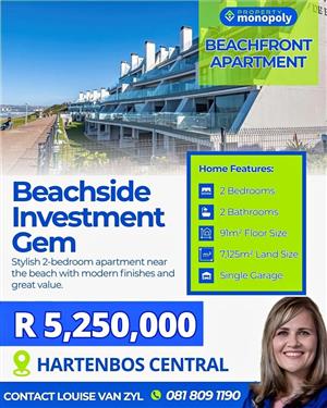2 Bed Holiday Apartment For Sale at De Branders, Hartenbos