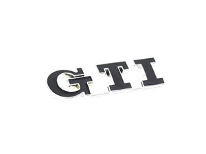 Gti Black & Chrome Sticker Badge
