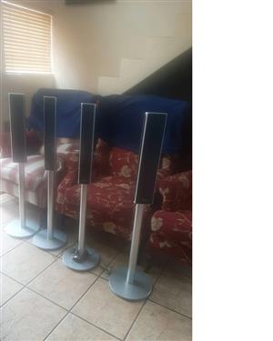 Tall floor standing Sony speakers X 4