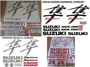 1999 Suzuki Hayabusa 1300 decals stickers vinyl cut graphics kits