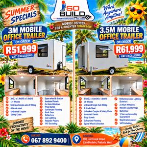 Mobile Office Trailer For sale on order