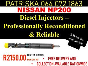 DIESEL INJECTORS FOR SALE - NISSAN NP200