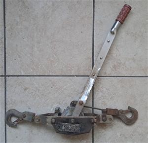 Manual Winch.Heavy Duty Power Cable Puller With Dual Gears Hand Winch Cable Auto