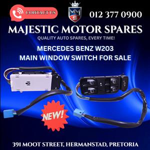 New Mercedes-Benz W203 Main Window Switch for Sale