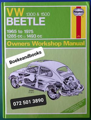 VW Beetle - 1965 To 1975 - Owners Workshop Manual - Haynes - 1300 & 1500 - 039. 