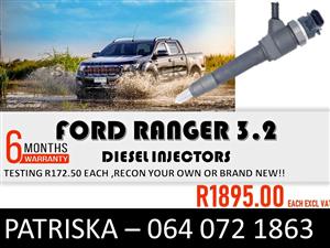 INJECTORS FOR FORD RANGER 3.2 FOR SALE
