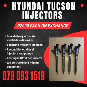 HYUNDAI TUCSON INJECTORS FOR SALE WITH WARRANTY 