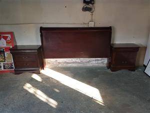 Dark Wooden Headboard With Side Drawers Junk Mail