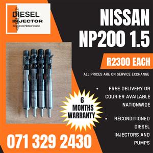 NISSAN NP200 1.5 INJECTORS FOR SALE WITH WARRANTY 