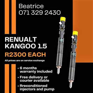 RENUALT KANGOO 1.5 INJECTORS FOR SALE WITH WARRANTY