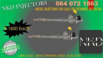 MERCEDES SPRINTER INJECTORS FOR SALE/ON EXCHANGE/OR TO RECON