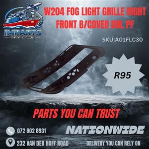  NEW Mercedes-Benz W204 Fog Light Grille Right Front Bumper Cover DRL PF