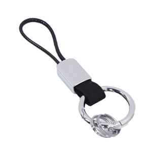 Carabinder Snap Hook Keyring (Black)