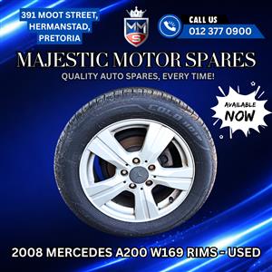2008 Mercedes-Benz A200 W169 Rims – Used 