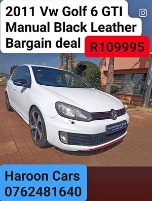  2011 Vw Golf 6 GTI Manual bargain Deal