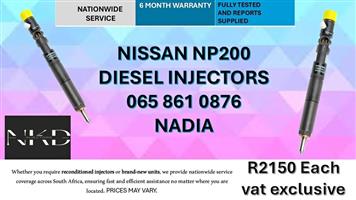 NISSAN NP200 DIESEL INJECTORS FOR SALE -RECONDITIONED AND NEW