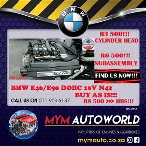 MYM AUTOWORLD IMPORTERS OF USED BMW ENGINES AND GEARBOXES