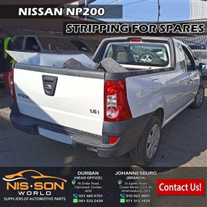 NISSAN NP200 STRIPPING FOR SPARES