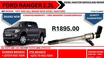Ford Ranger 2.2L Diesel Injectors 