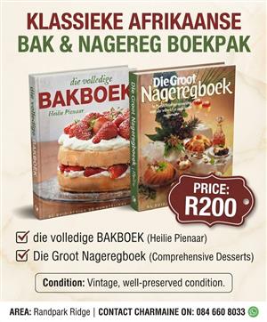Bundle of 2 recipe books for sale