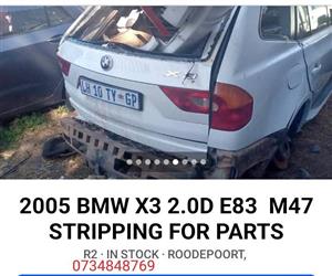 BMW X3 E87 USED PARTS M47 ENGINE