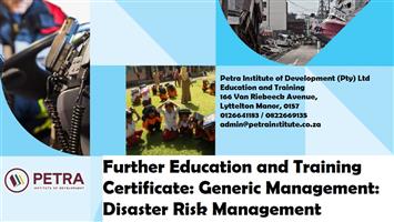 Generic Management: Disaster Risk Management