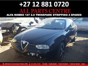 Alfa Romeo 147 2.0 Twinspark 16V stripping for used spares 