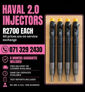 HAVAL 2.0 INJECTORS FOR SALE WITH WARRANTY 