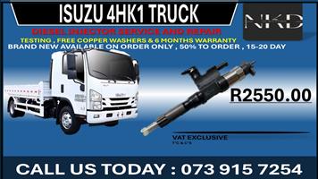 Isuzu 4HK1 Truck Diesel Injectors 