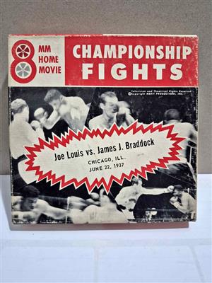 4 x vintage 8mm boxing championship films