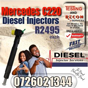 Mercedes C220 diesel injectors for sale
