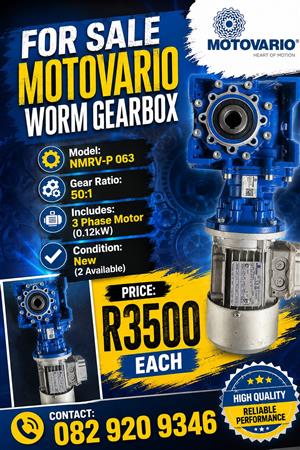 MOTOVARIO WORM GEAR BOX