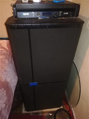 It's an Imix speakers two of the they are in good condition very powerful 
