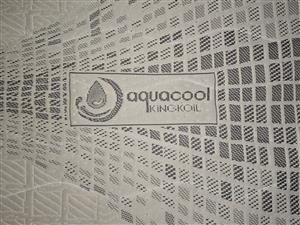 King Koil Aquacool queen size bed with base