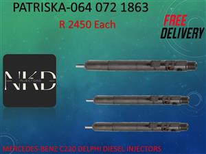 MERCEDES C220 DELPHI DIESEL INJECTORS FOR SALE