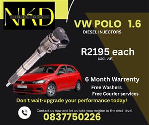 VW POLO 1.6 DIESEL INJECTORS FOR SALE